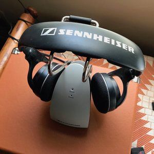 Sennheiser RS120 II On-Ear Wireless RF Headphones with Charging Cradle